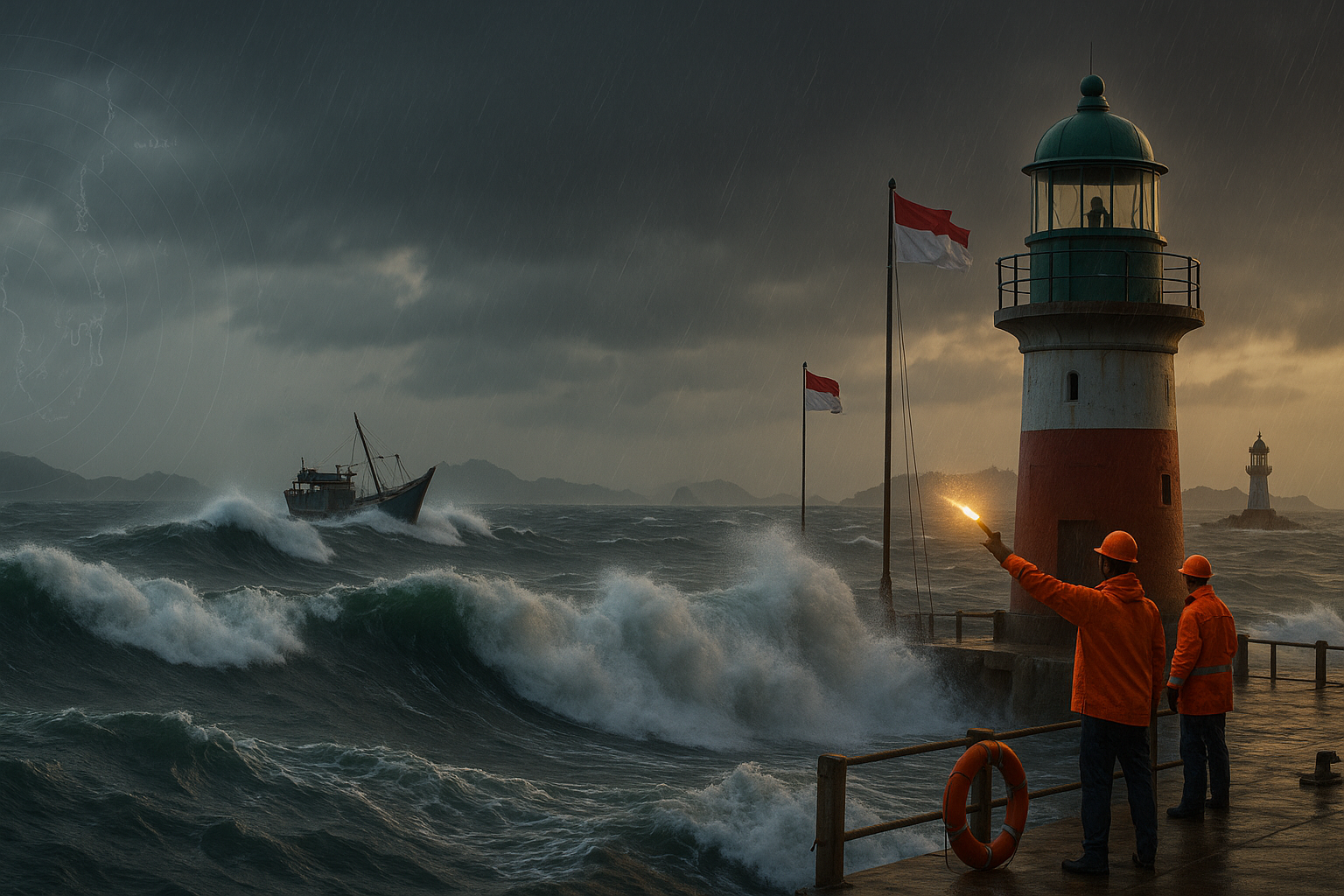 BMKG Natuna Edarkan Informasi Tinggi Gelombang 6–9 September 2025, Puncak 6 September